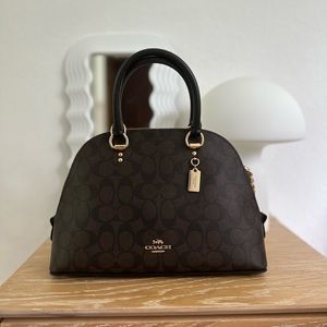 COACH Katy Satchel in Signature Canvas